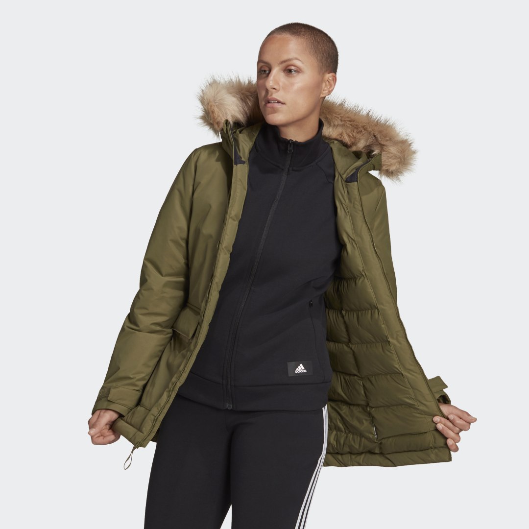 Parka adidas Originals Utilitas Hooded Parka Grøn | GT1692, 0