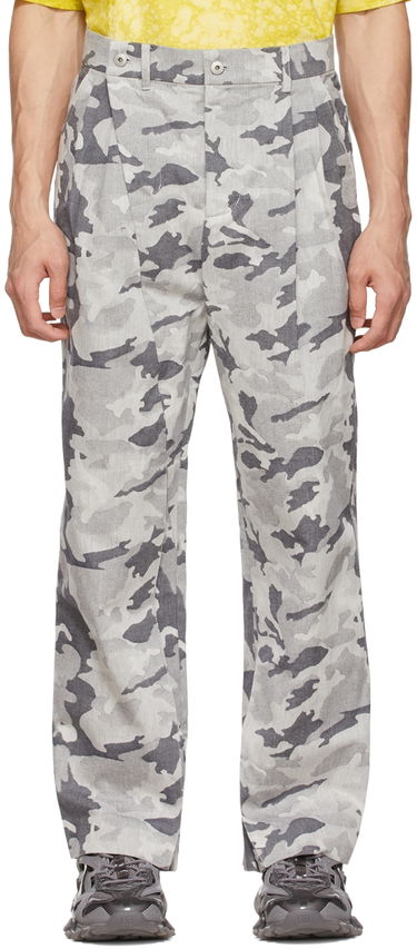 Cargo bukser Feng Chen Wang Feng Chen Wang Cotton Camouflage Trousers Grå | FMS13TR05, 0