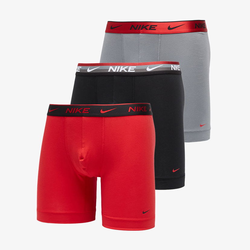 Boksere Nike Dri-FIT Everyday Cotton Stretch Boxer Brief 3-Pack Flerfarvet | 0000KE1007-1L9