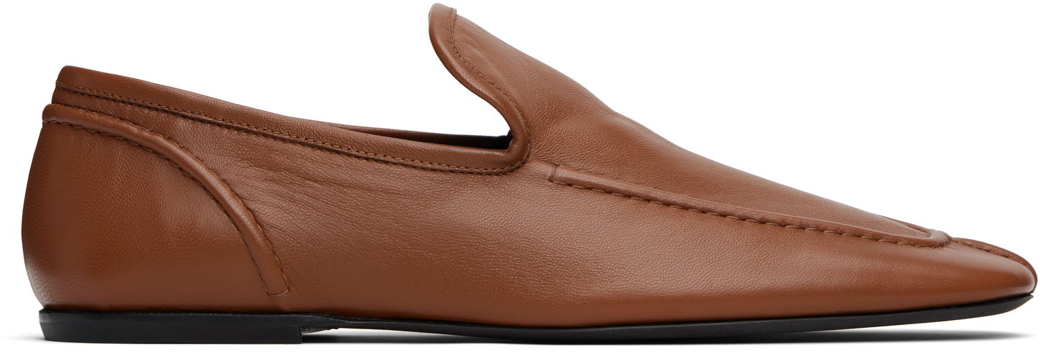 Tøj Dries Van Noten Dries Van Noten Leather Loafers Brun | MS251-1480, 0