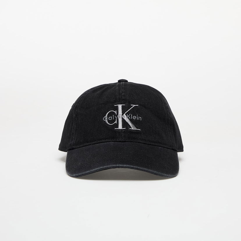 Kasket CALVIN KLEIN Calvin Klein Jeans Monologo Embroidery Cap Sort | LV04G5007G UB1