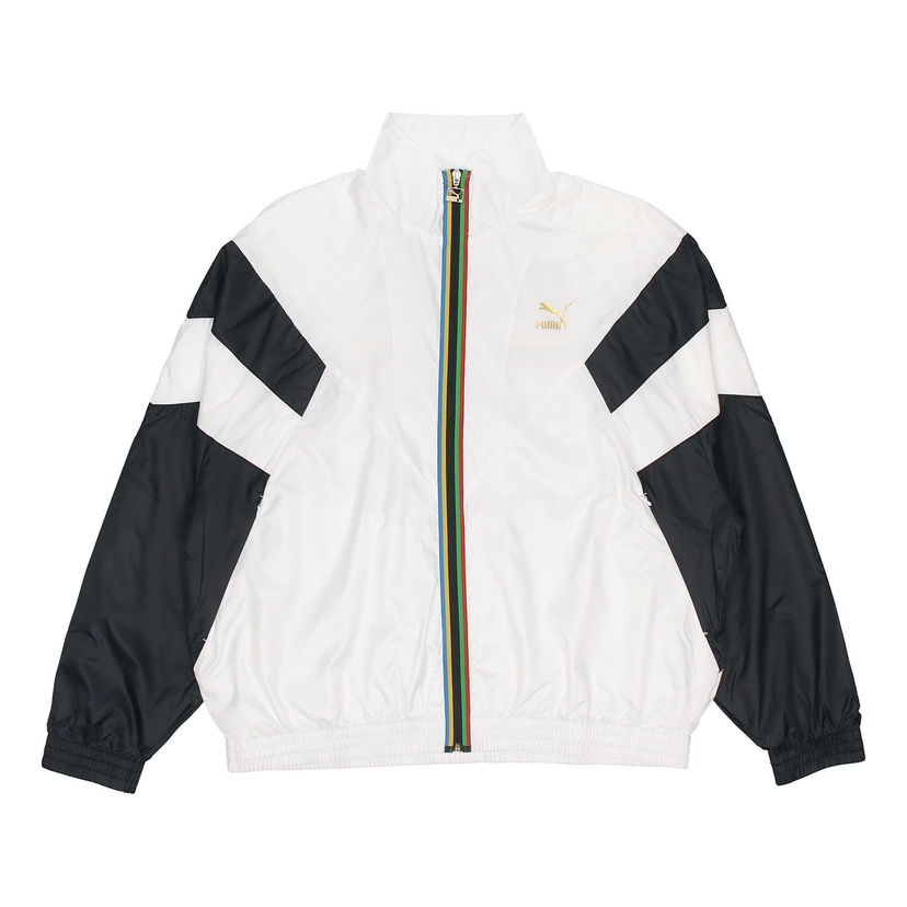 Vindjakke Puma Casual Sports Jacket Hvid | 597610-02