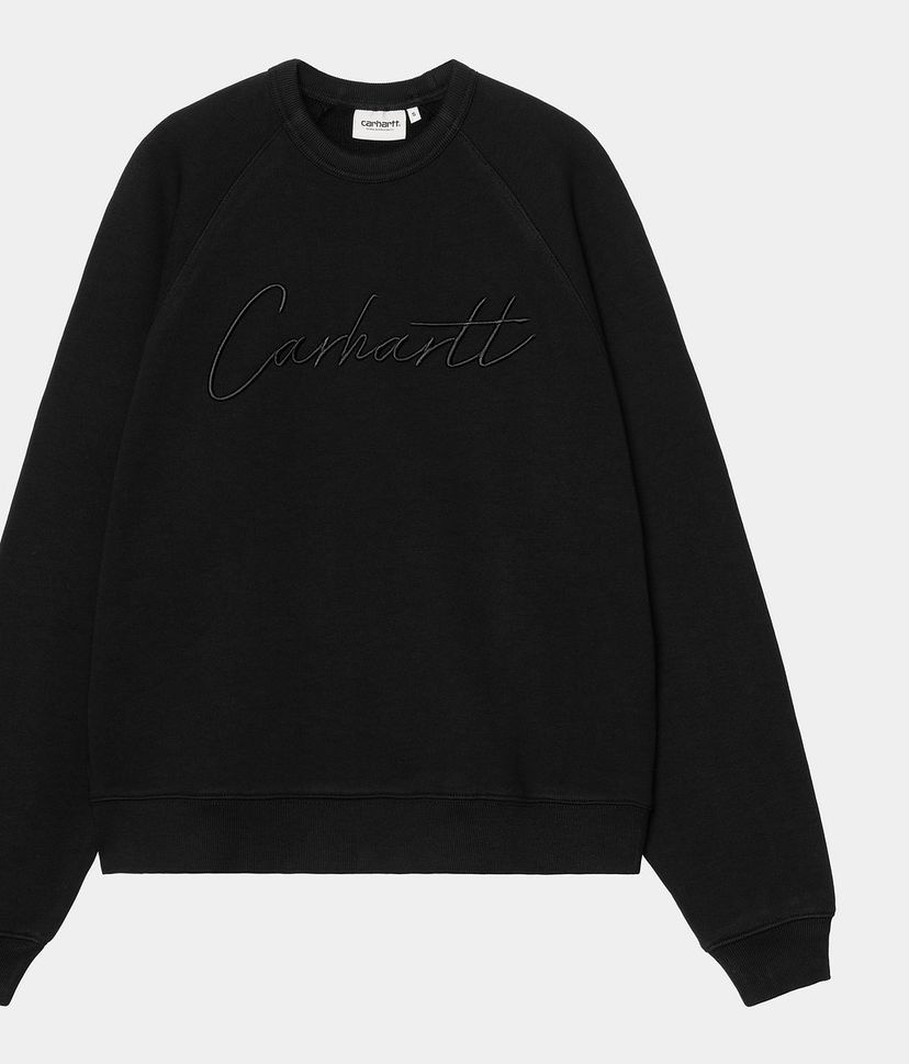 Sweatshirt Carhartt WIP Ray Sweatshirt Sort | I035526_9