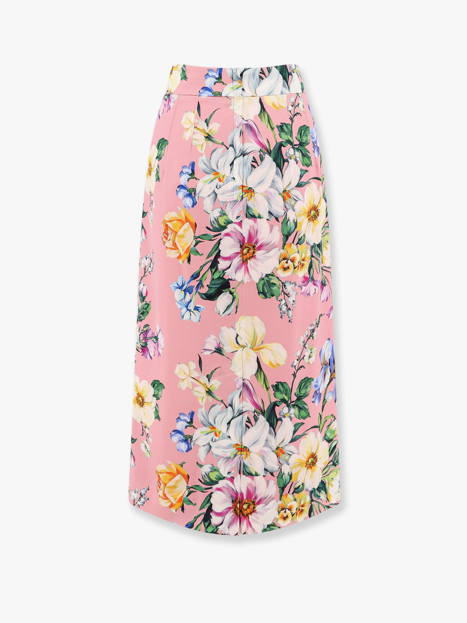 Nederdel Dolce & Gabbana Dolce & Gabbana Floral Print Midi Skirt Lyserød | F4CS8TFSA7GHF5JC, 1