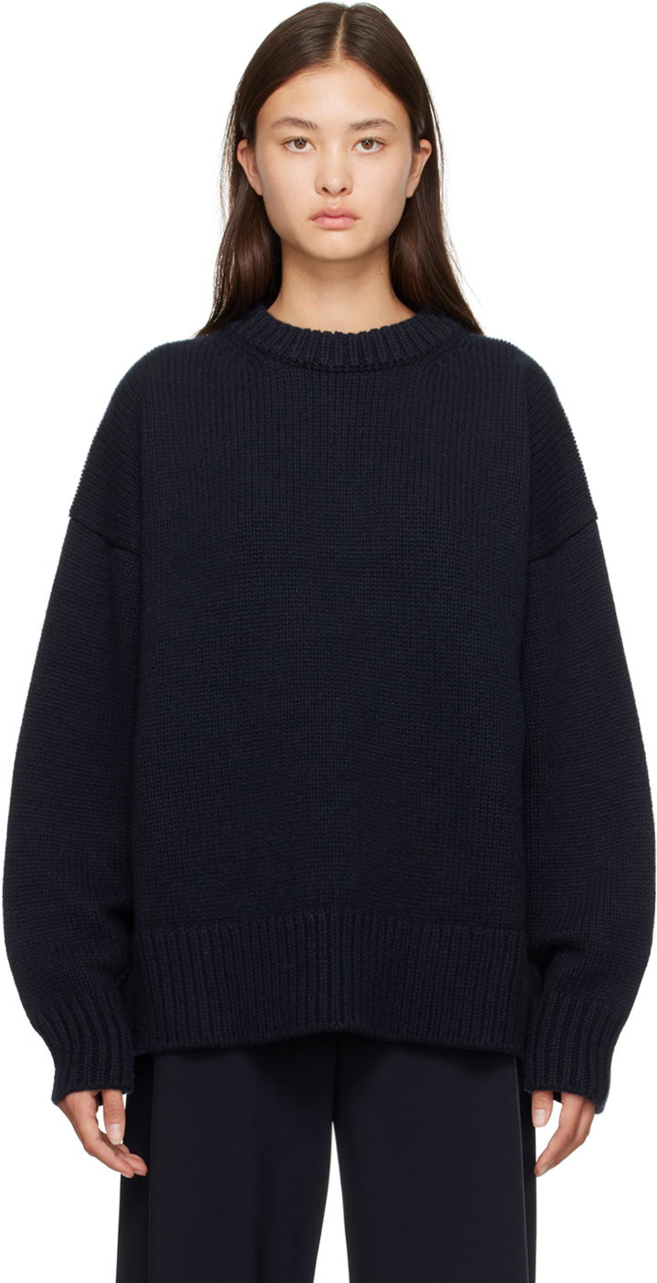 Sweater The Row Ophelia Knitted Sweater Blå | 325-Y184