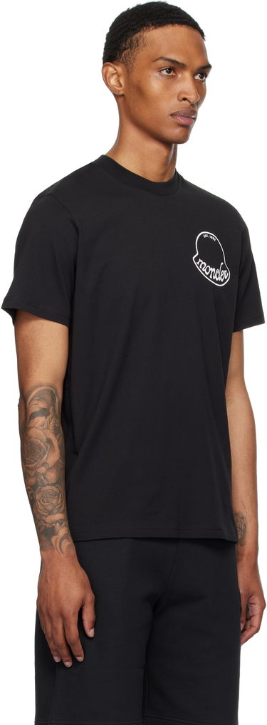 T-shirt Moncler Moncler Archivio Creativo T-Shirt Sort | K20918C0001389AJS, 1