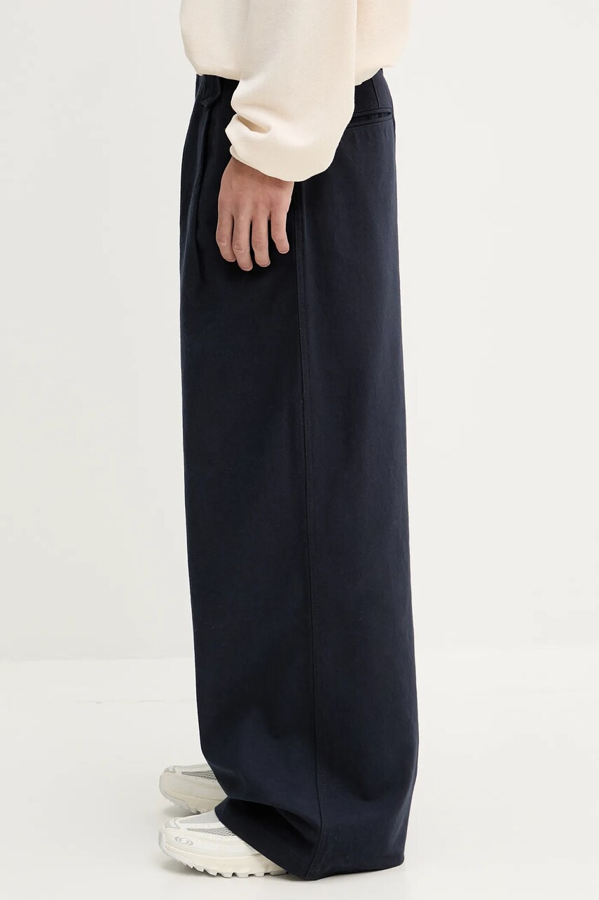 Bukser KENZO Kenzo Wide Leg Trousers Mørkeblå | FF55PA3809GV.79, 1
