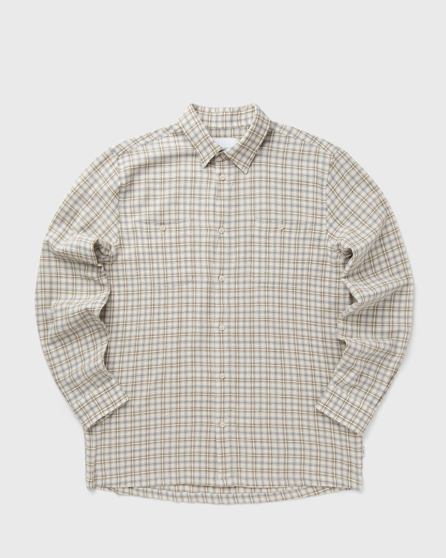 Skjorte Les Deux John Check Button-Down Shirt Beige | 1000104-215, 0