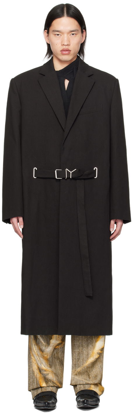 Frakker Y/PROJECT Belt Coat Sort | 201CO002, 0