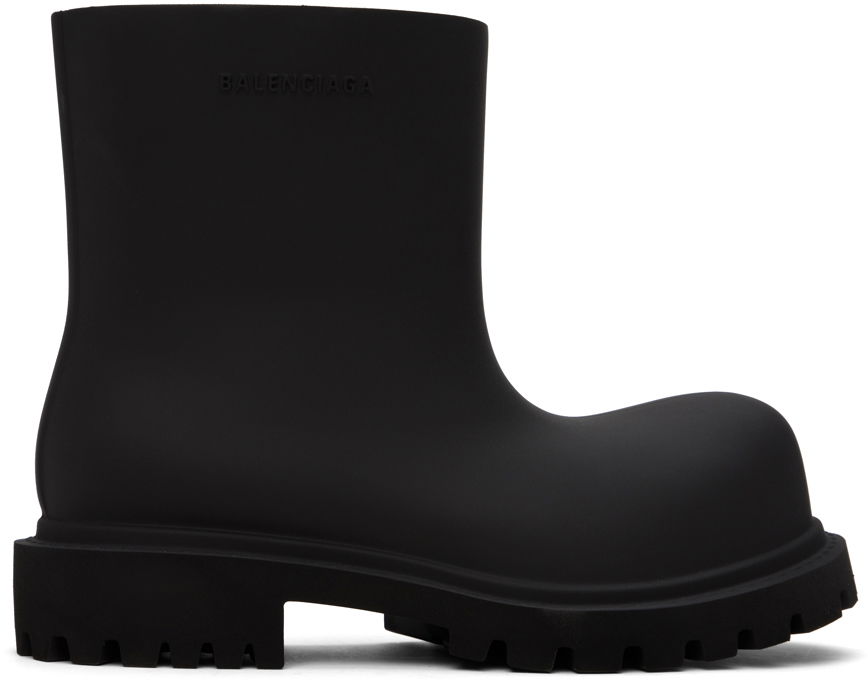 Sneakers og sko Balenciaga Steroid Bootie Rubber Boots Sort | 770589-W0FOI-1000, 0