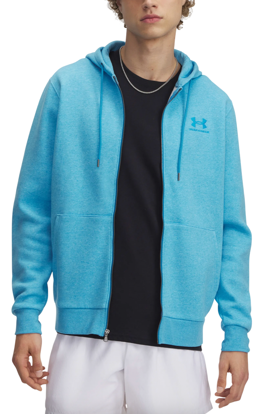 Sweatshirt Under Armour Icon Fleece Full-Zip Hoodie Turkis | 1373881-452
