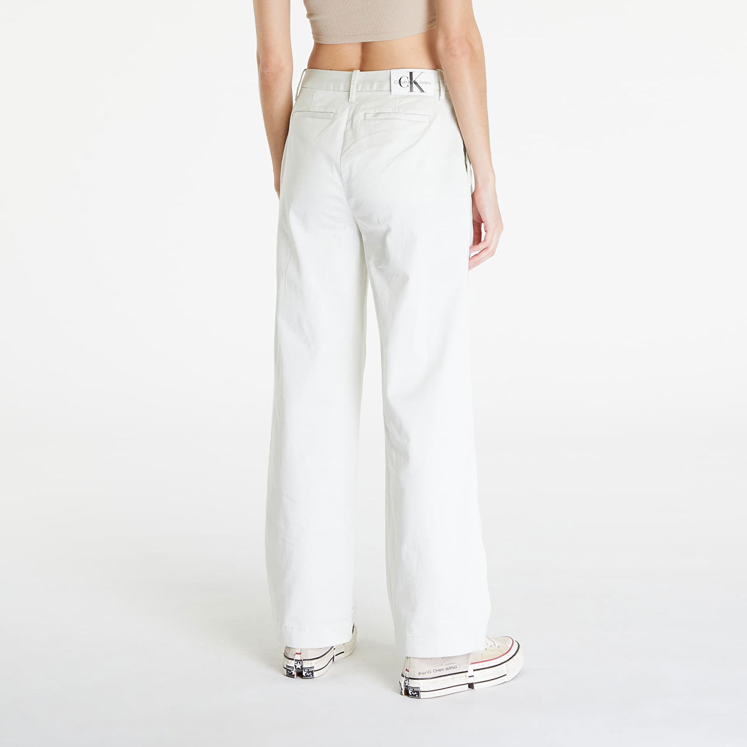 Jeans CALVIN KLEIN Utility Pants Icicle Hvid | J20J223704 CGA, 1