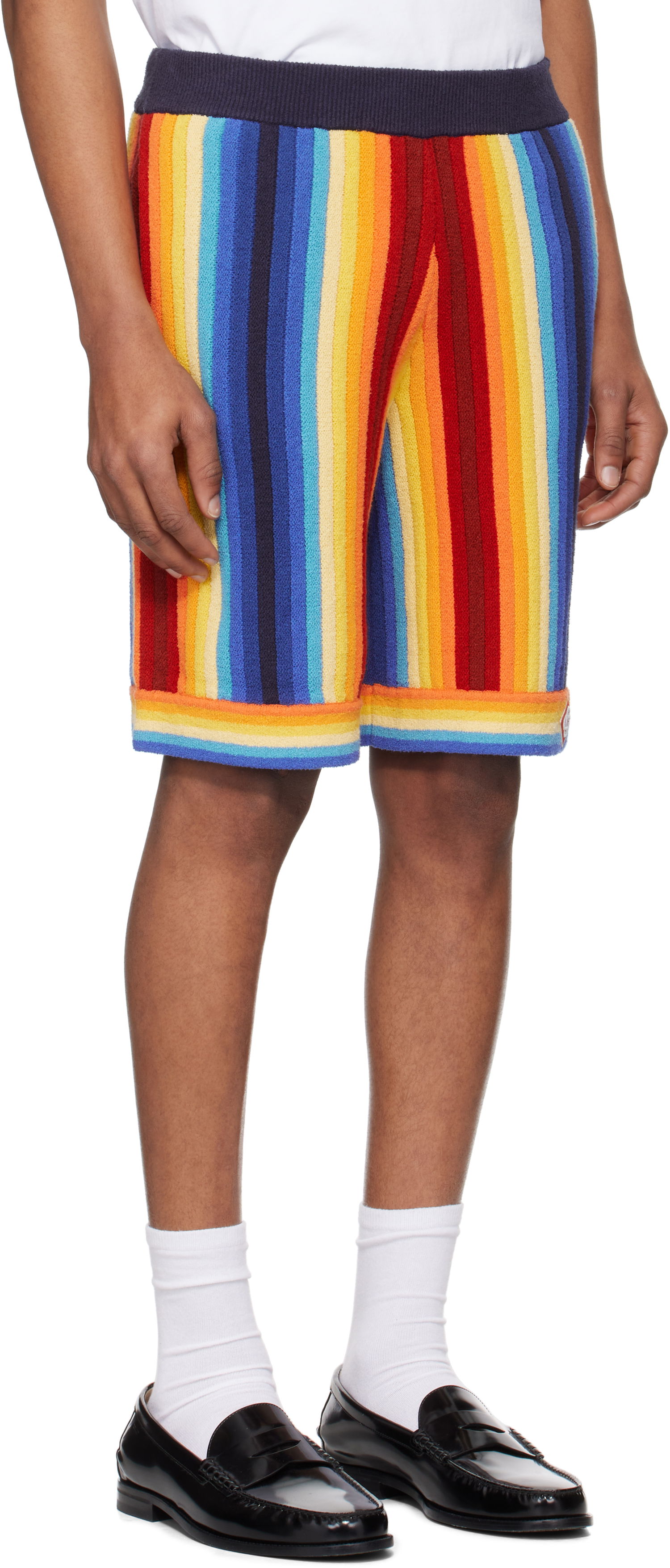 Shorts Casablanca Casablanca Gradient Stripe Towelling Shorts Flerfarvet | MS25-KW-924-01, 1