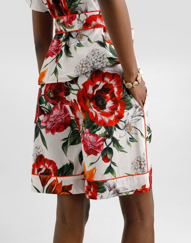 Shorts Dolce & Gabbana Dolce & Gabbana Floral Print Shorts Flerfarvet | FTAM7THS5TQHA5PB, 2