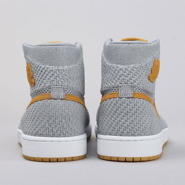 Sneakers og sko Jordan Air Jordan 1 Retro High OG Flyknit "Wolf Grey" Grå | 919704-025, 3