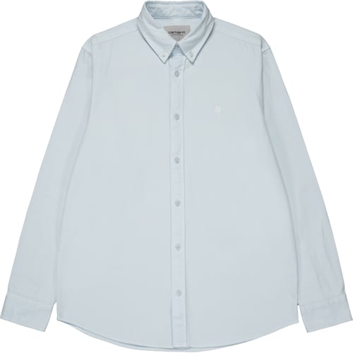 Skjorte Carhartt WIP Bolton Garment Dyed Shirt Blå | I030238