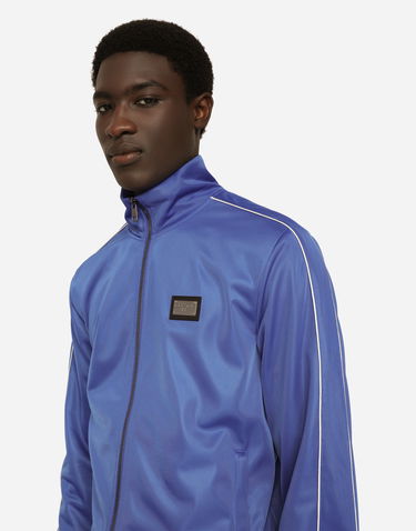 Jakke Dolce & Gabbana Zip-up Triacetate Sweatshirt With Tag Blå | G9AOYTHU7B0BA232, 3