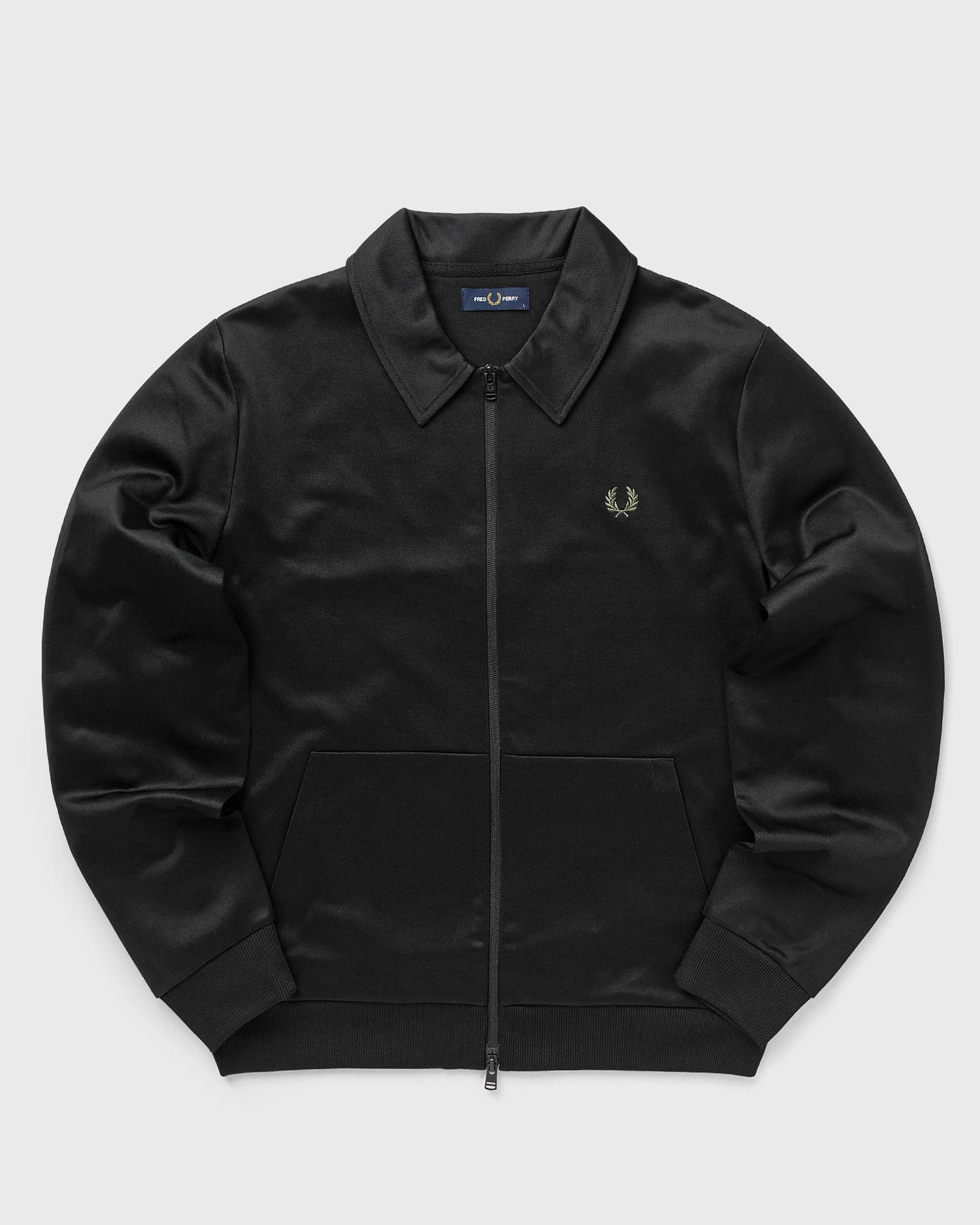 Jakke Fred Perry TAPE DETAIL COLLARED TRACK JACKET Sort | J7827-102, 0