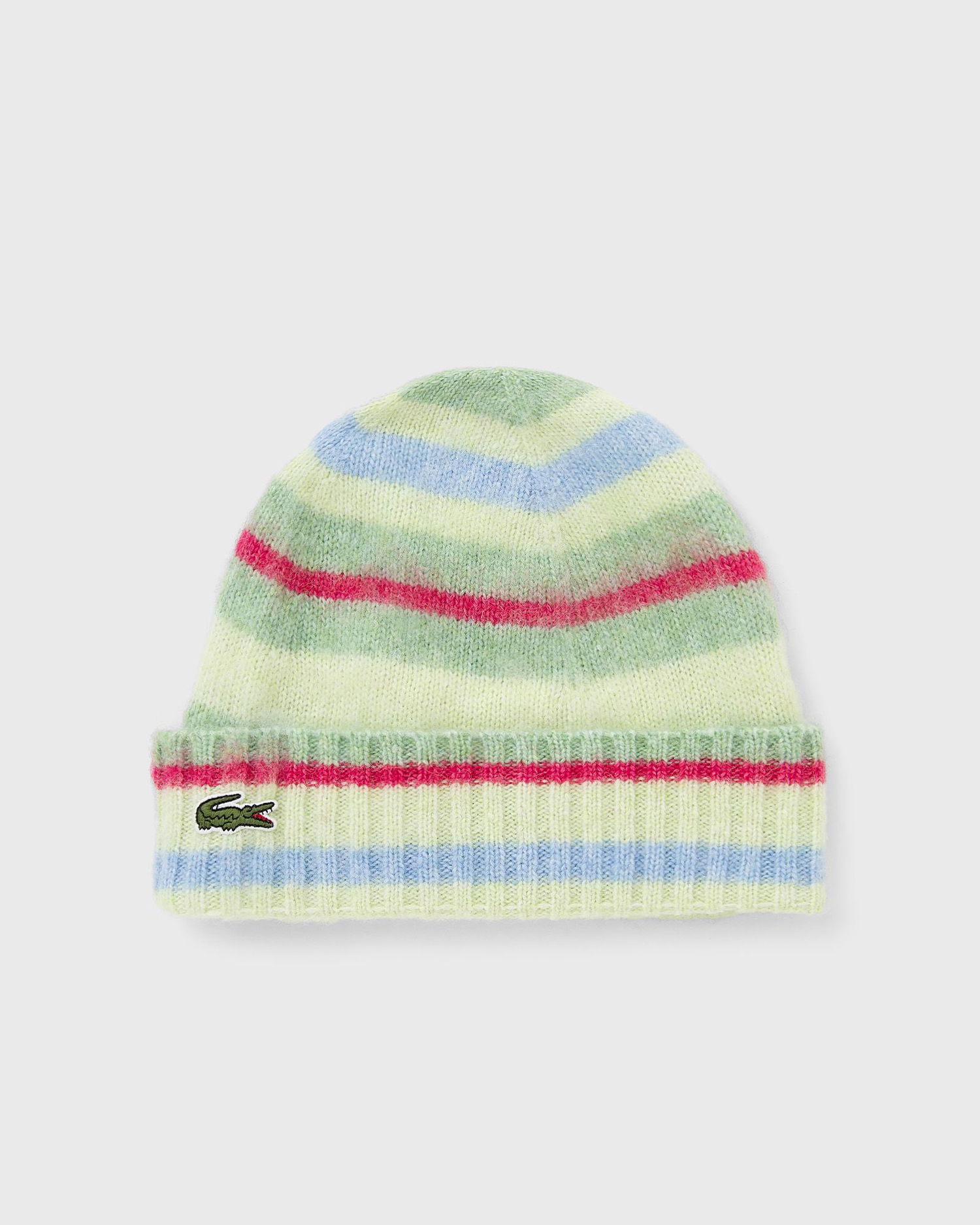 Beanie Lacoste Striped Knitted Beanie Flerfarvet | RB5986-9I9, 0