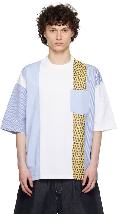T-shirt Comme des Garçons Comme des Garçons Homme Multi-Fabric T-Shirt Hvid | HO-T010-051, 0