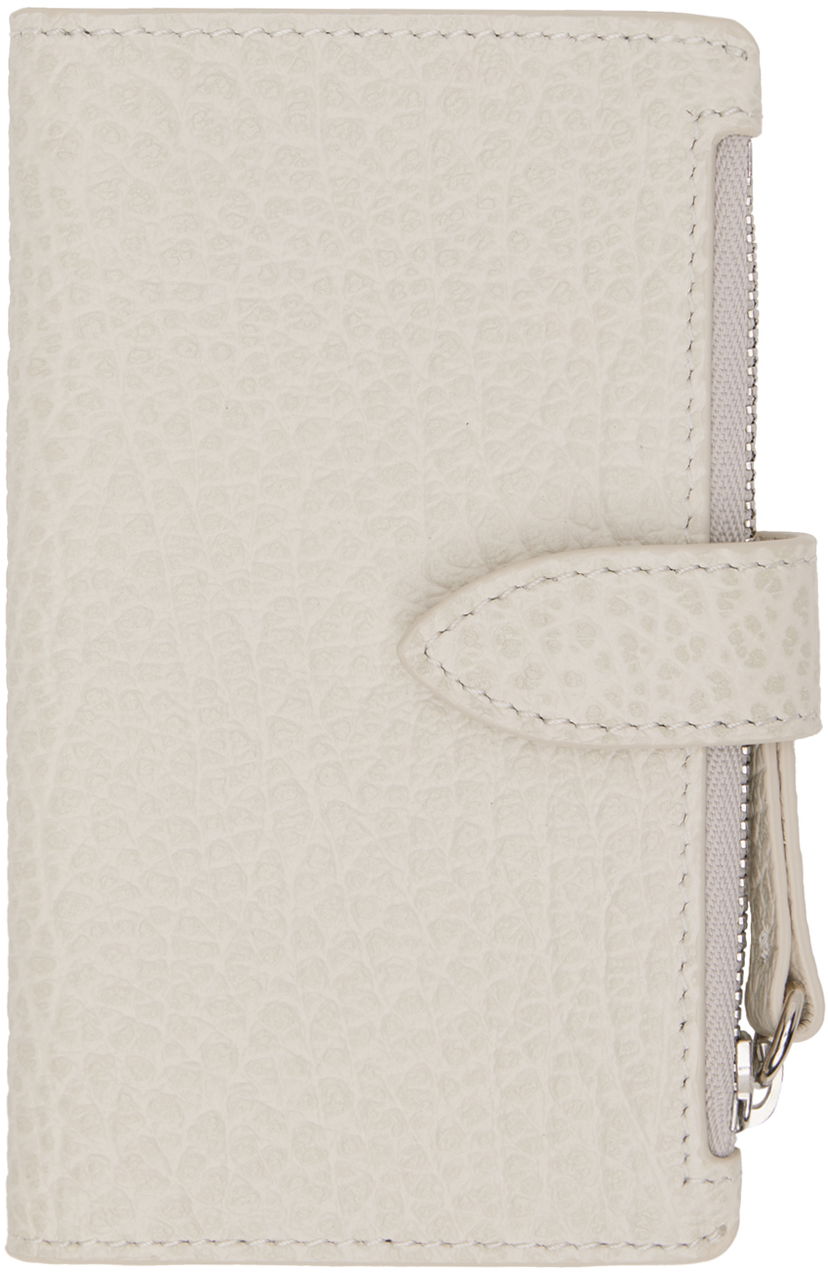 Tegnebog Maison Margiela Four Stitches Card Holder Beige | SA1VX0019 P4455