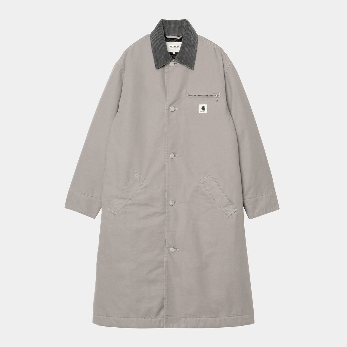 Frakker Carhartt WIP Webster Long Sleeve Coat Grå | I035676_8, 0