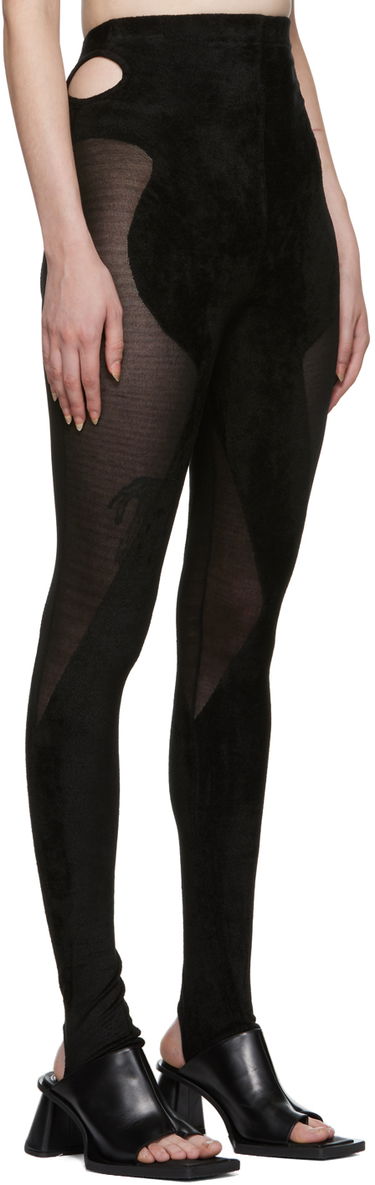 Leggings Dion Lee Chenille Leggings Grøn | C7128P22, 4