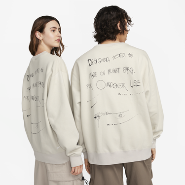 Sweatshirt Nike ACG Therma-FIT Fleece Crew Beige | FD8760-072, 1