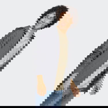 Sweatshirt adidas Performance Essentials French Terry 3-Stripes Full-Zip Hoodie Grå | IC9837, 2