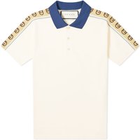 Polo skjorte Gucci Taped Logo Polo Bone Beige | 598949-XJB0Q-9247, 1