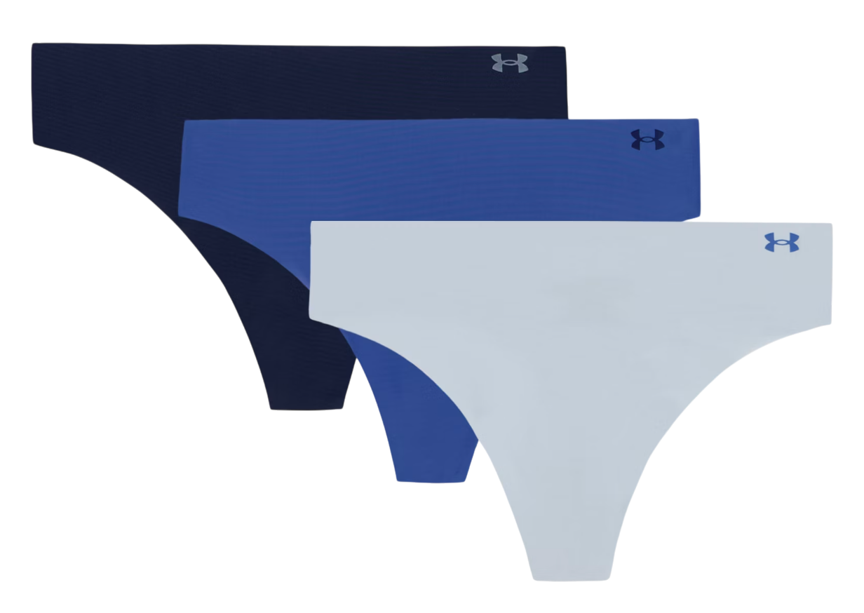 Trusser Under Armour Under Armour Solid 3-Pack Thong Underwear Flerfarvet | 1383893-453, 0