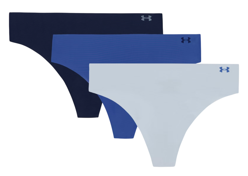 Trusser Under Armour Under Armour Solid 3-Pack Thong Underwear Flerfarvet | 1383893-453