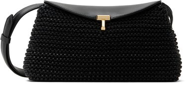 Skuldertaske TOTEME TOTEME T-Lock Woven Leather Clutch Bag Sort | 252-WAL950-LE0134, 0