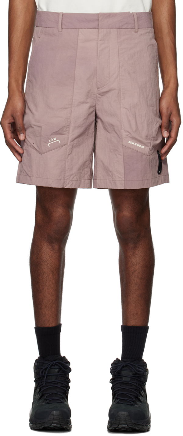 Shorts A-COLD-WALL* Purple Irregular Dye Lilla | ACWMB183, 0