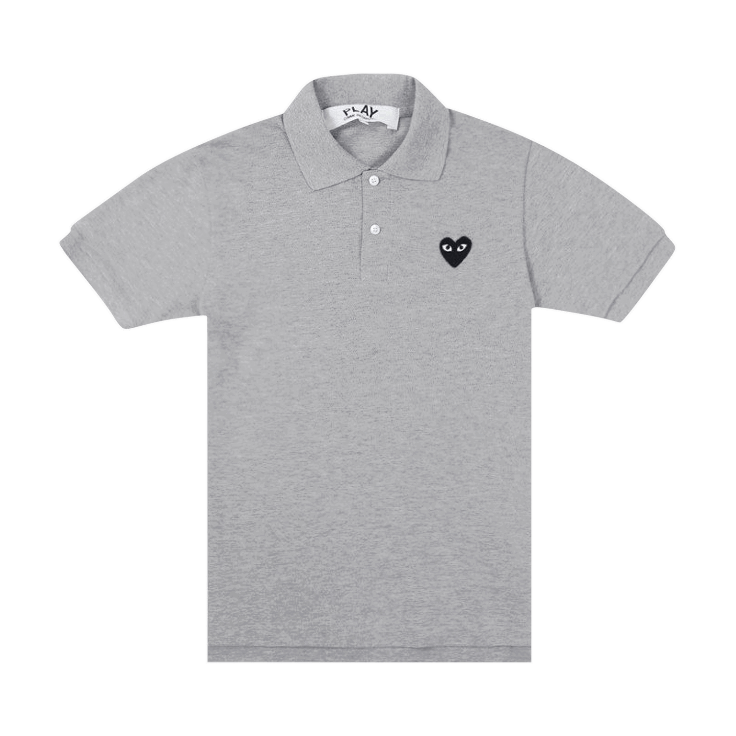 Polo skjorte Comme des Garçons PLAY Black Emblem Polo Shirt Grå | AZ T078 051 1, 0