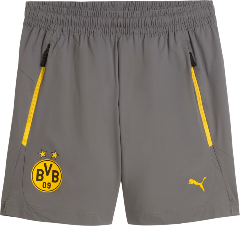 Shorts Puma Borussia Dortmund Relaxed Woven Shorts Grå | 781702-21
