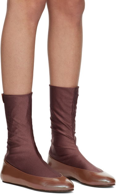 Tøj KIKO KOSTADINOV Kiko Kostadinov Proxima Short Ballerina Flats Brun | KKWSS25FT03-163, 3
