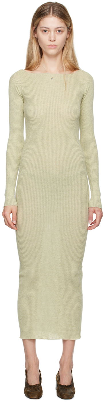Kjole Baserange Baserange Dande Maxi Dress Grøn | KNDAD-LI-AU24, 0