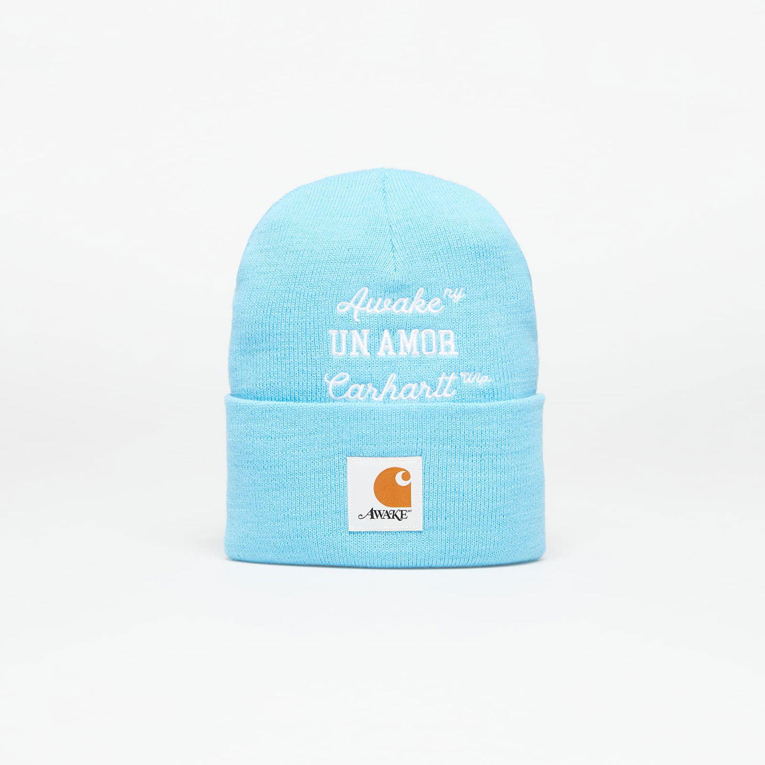 Beanie Awake NY X Carhartt WIP Un Amor Beanie Blå | AWK-CAR23-HT001-BLU, 0