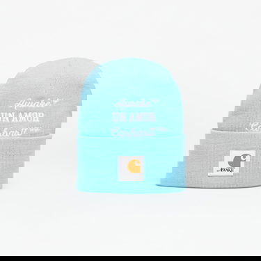 Beanie Awake NY X Carhartt WIP Un Amor Beanie Blå | AWK-CAR23-HT001-BLU, 0