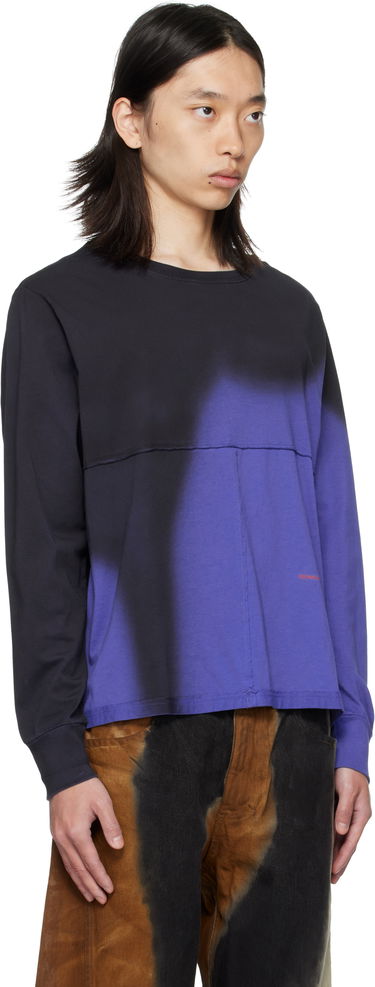 T-shirt Eckhaus Latta Eckhaus Latta Lapped Long Sleeve T-Shirt Lilla | 302-EL-PF25-S -, 4