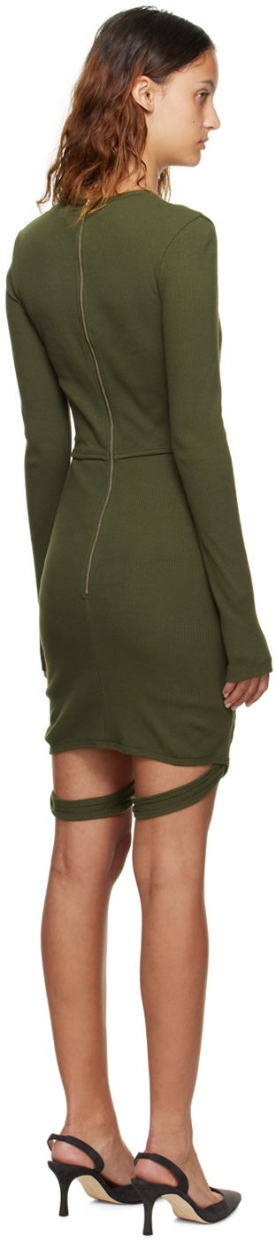 Kjole Dion Lee Dion Lee Fin Corset Minidress Grøn | A9862P22, 2