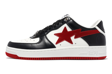 Sneakers og sko BAPE Bape Sta #3 Black/Red Sort | 0ZXSHM191303M, 1