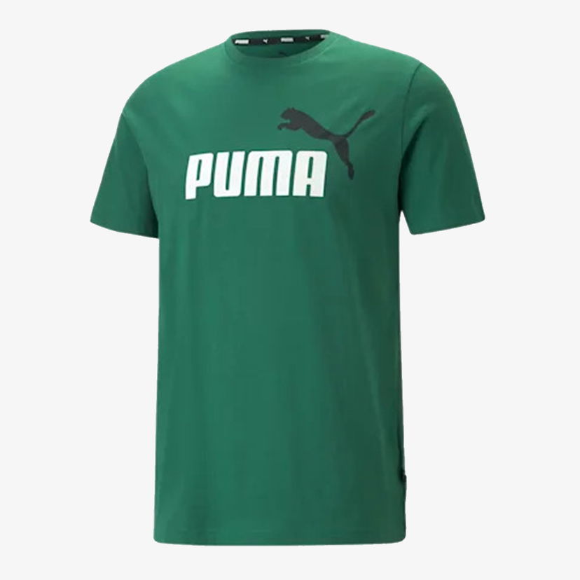 T-shirt Puma Logo T-Shirt Grøn | 586759-37