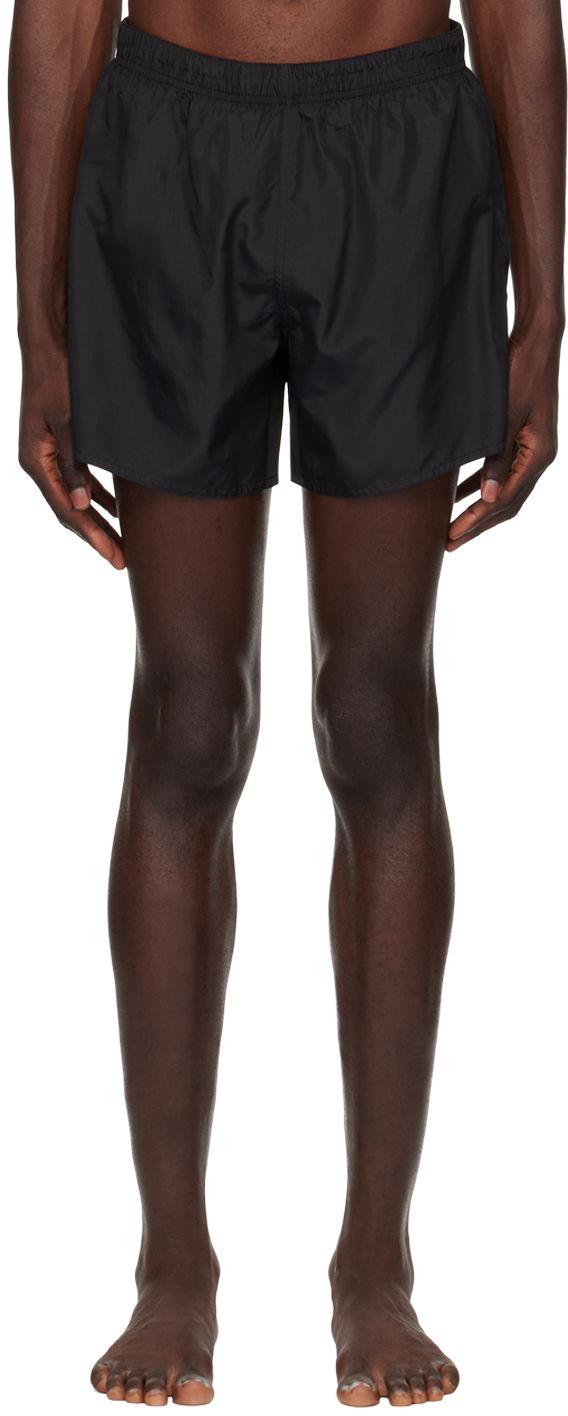 Badetøj Courrèges Swim Shorts with Embroidered Logo Sort | 123JMB014PL0103