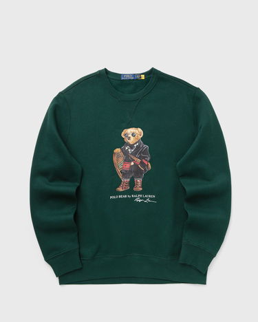 Sweatshirt Polo by Ralph Lauren Polo Bear Graphic Crew Neck Sweatshirt Grøn | 710981794001, 2