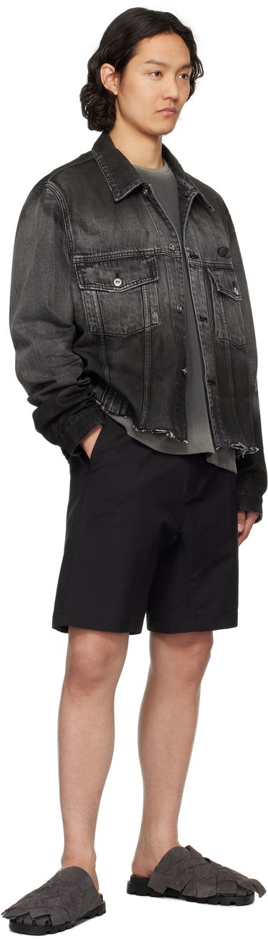 Jakke We11done We11done Sporty Selldone Denim Jacket Sort | WD-DJ1-25-308-U-BK, 3