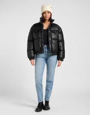 Puffer jakke Lee Relaxed Rider Puffer Jacket Sort | 112371066, 1