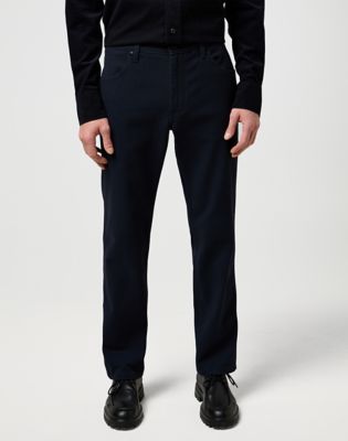 Jeans Wrangler Greensboro High Stretch Straight Jean Mørkeblå | 112372417:44:34, 0