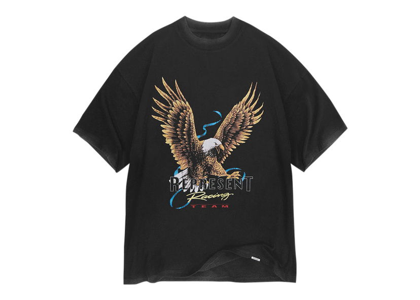 T-shirt Represent Clo Represent Racing Team Eagle T-Shirt Vintage Black Sort | M05198-03
